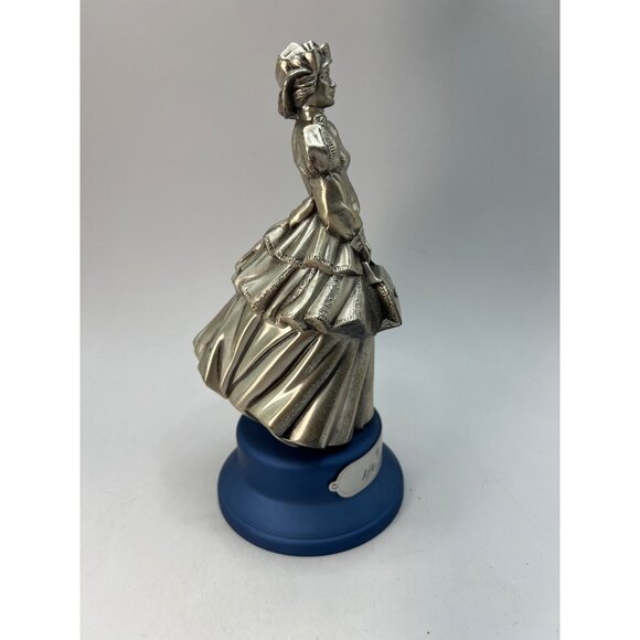 Vtg 1990 Avon Mrs Albee District Award Figurine Pewter - Picture 6 of 12